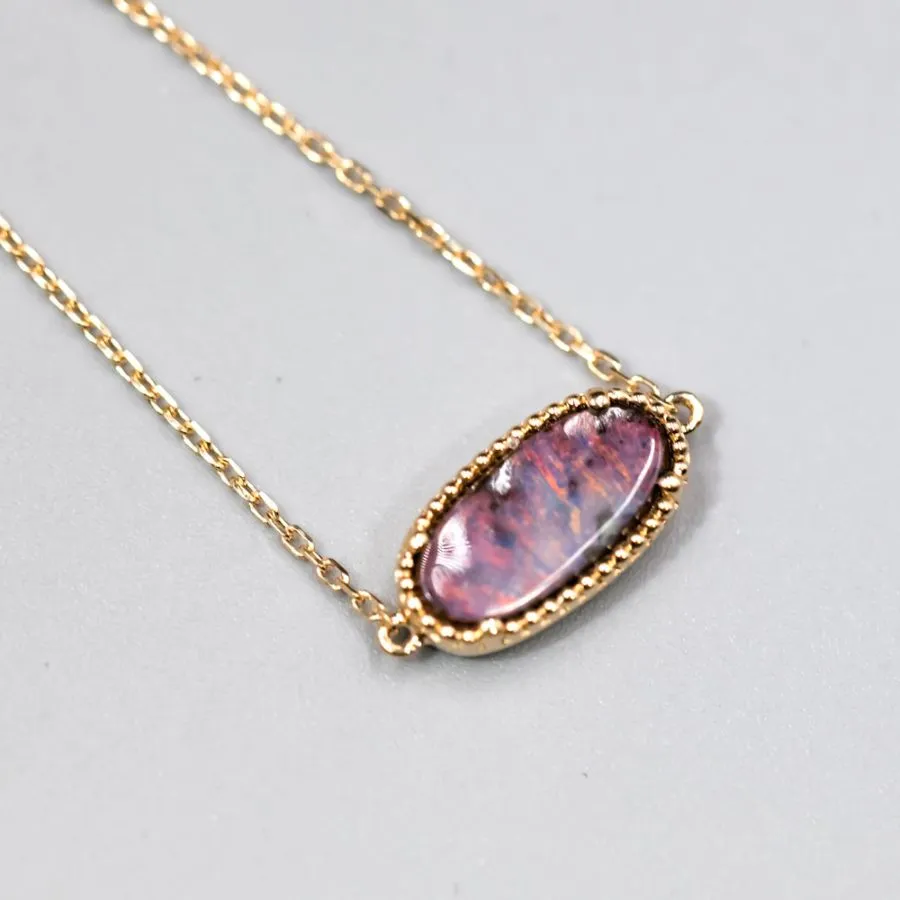 1.67 ct Australian Boulder Opal Bracelet in 18K Yellow Gold