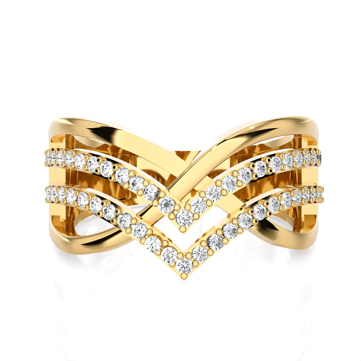 3/8 ctw Round Lab Grown Diamond Ring
