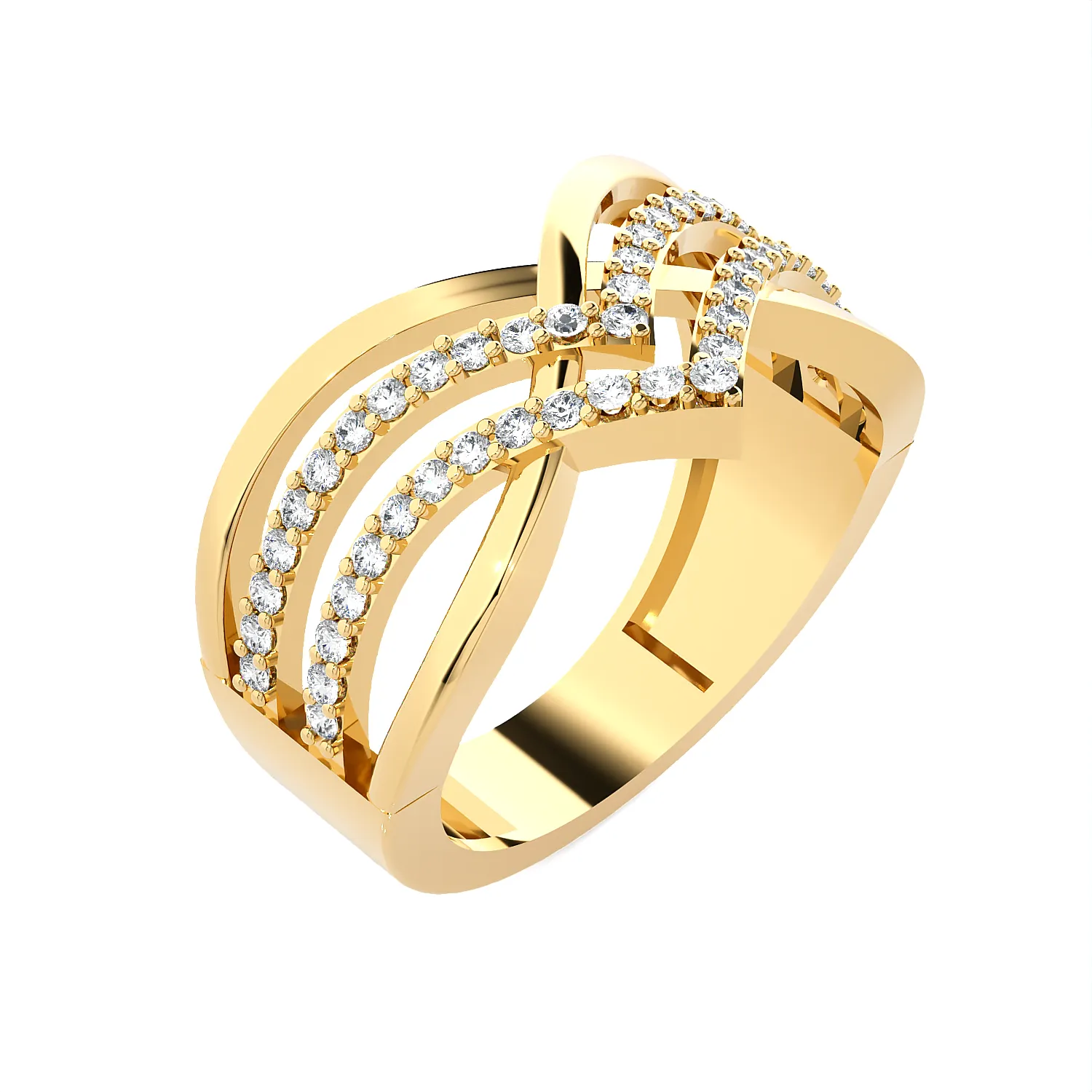 3/8 ctw Round Lab Grown Diamond Ring