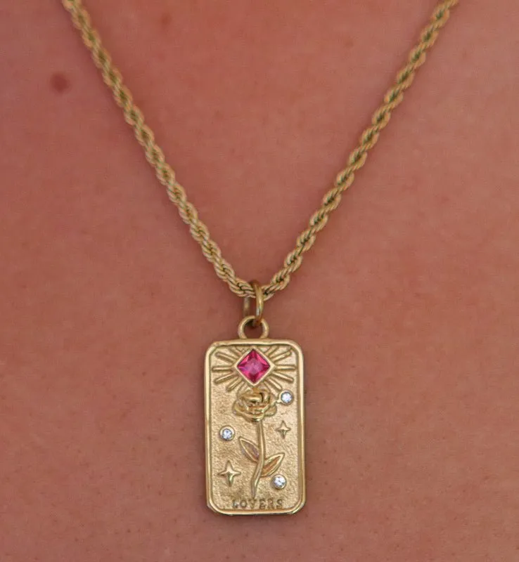 Lovers Ruby Necklace