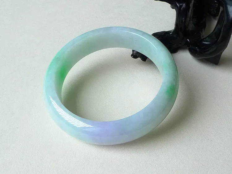 Natural Jade Bangle Jadeite Bangle Internal Diameter 56mm BER111
